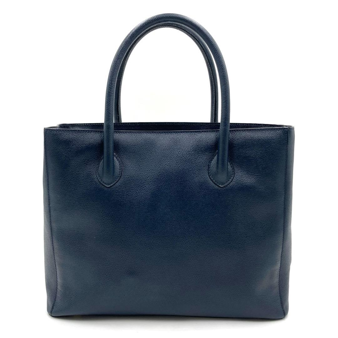 CELINE セリーヌ ハンドバッグ ネイビー レザー イタリア製