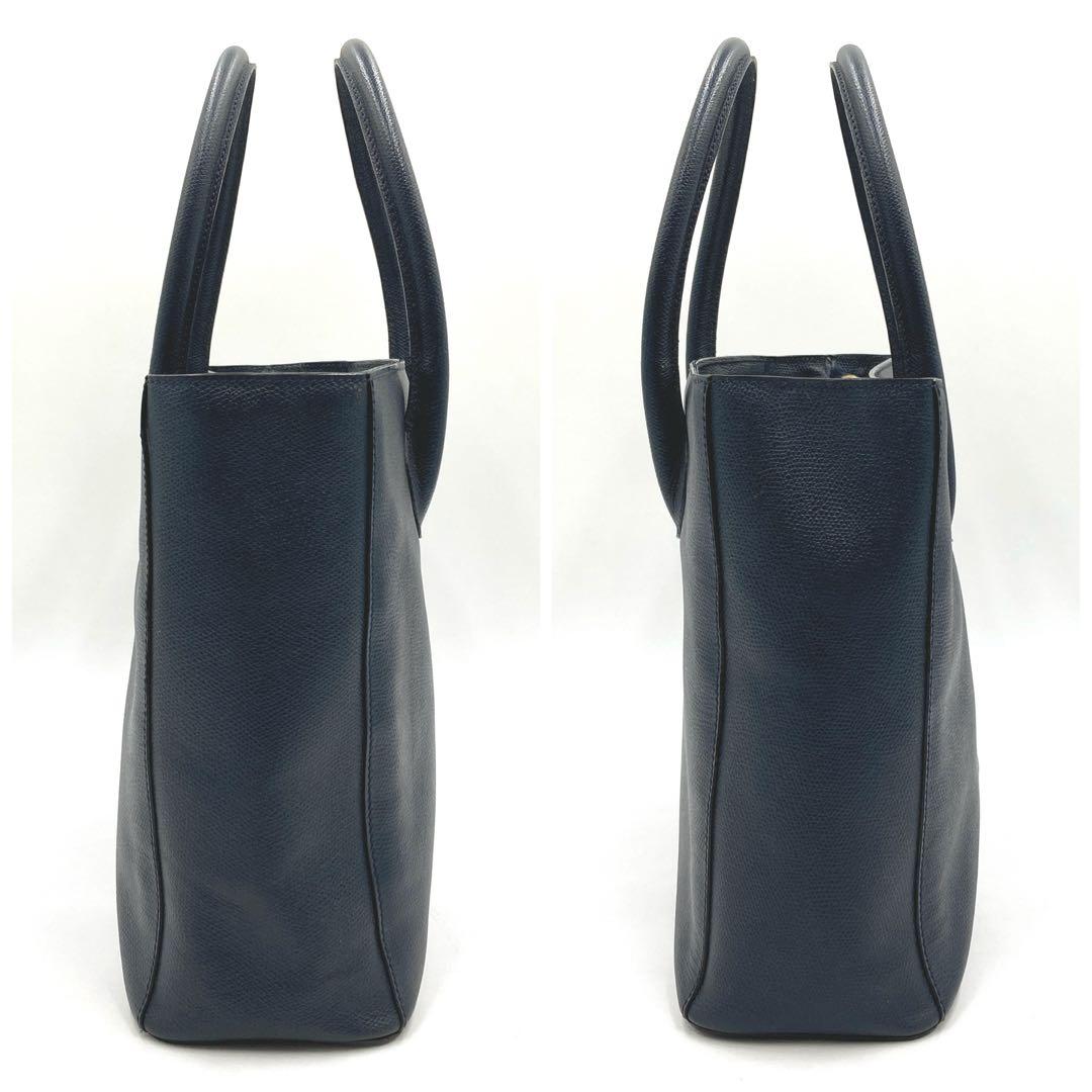 CELINE セリーヌ ハンドバッグ ネイビー レザー イタリア製