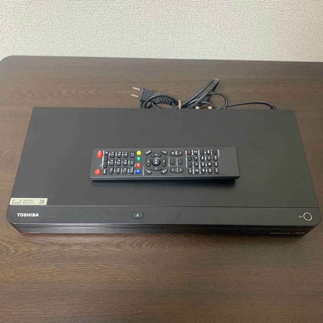 TOSHIBA DBR-W1007 1TB 3番組録画 動作確認済