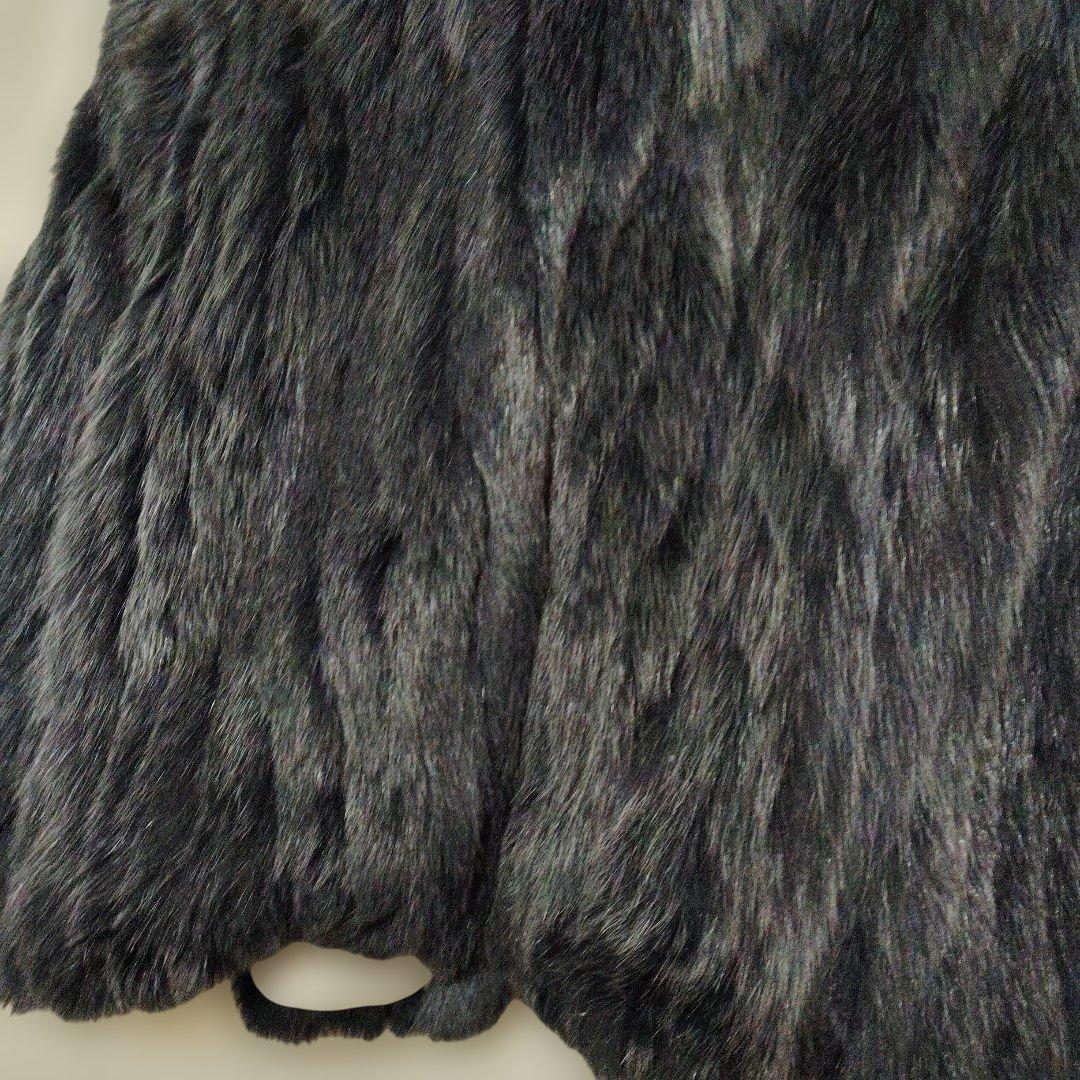 ちゃむち様ご売約品✨ 毛皮ファーコート ブルーグレー13