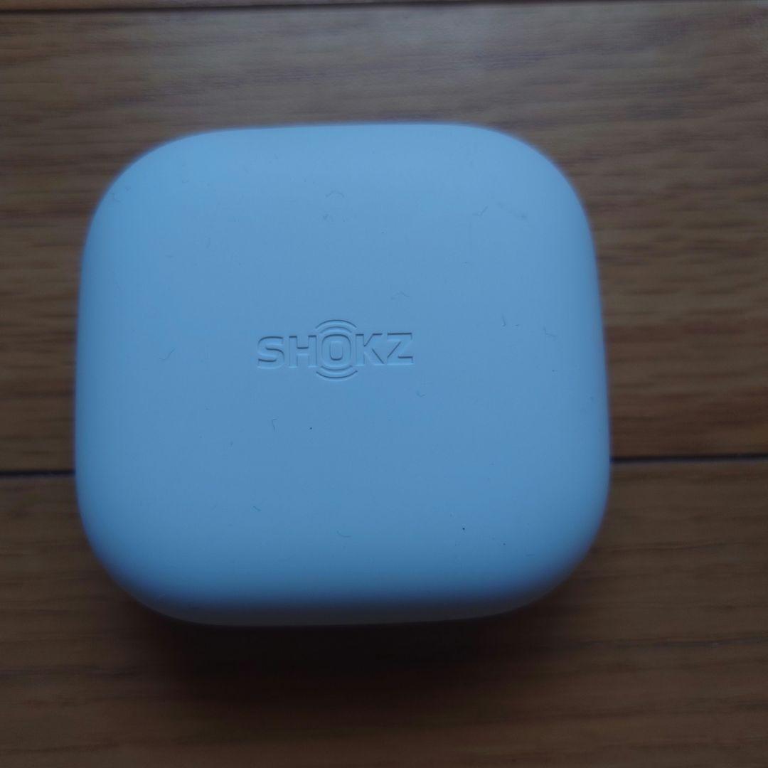 SHOKZ OPENFIT AIR ワイヤレスイヤホン ホワイト