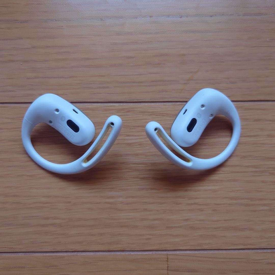 SHOKZ OPENFIT AIR ワイヤレスイヤホン ホワイト