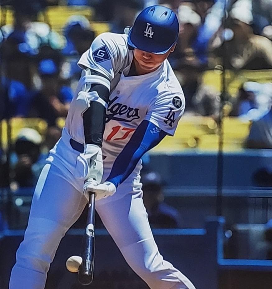 ベニードジャース大谷翔平 MLB WS連覇！A3ポスターフレーム付きセット