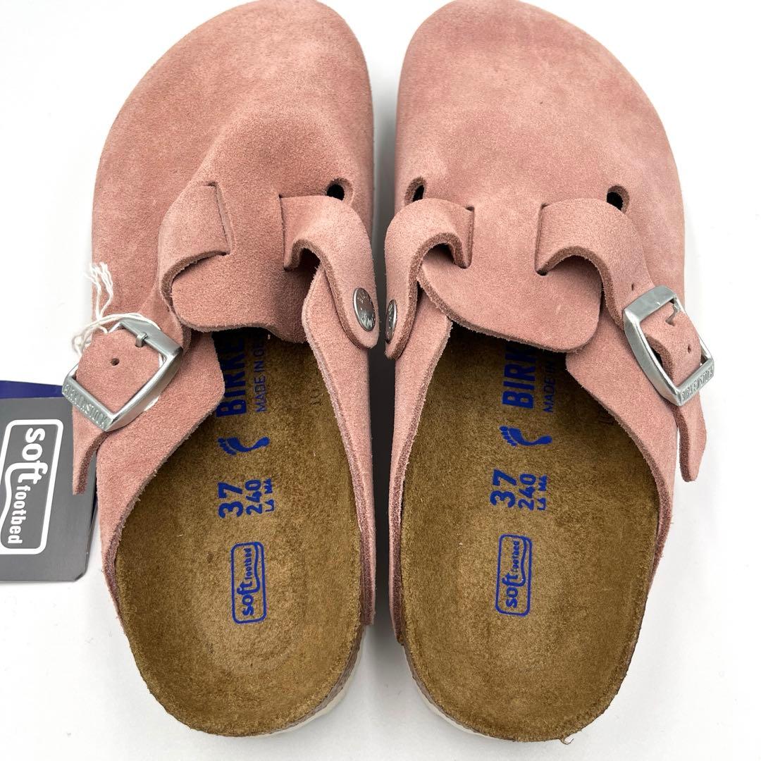 【新品未使用】BIRKENSTOCK BOSTON スウェードピンク PINK