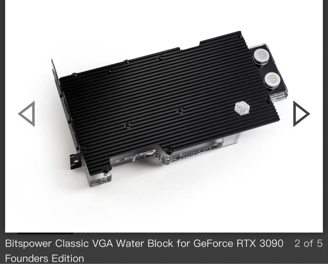 グラフィックボード・グラボ・ビデオカード Bitspower VGA Water Block RTX 3090 FE