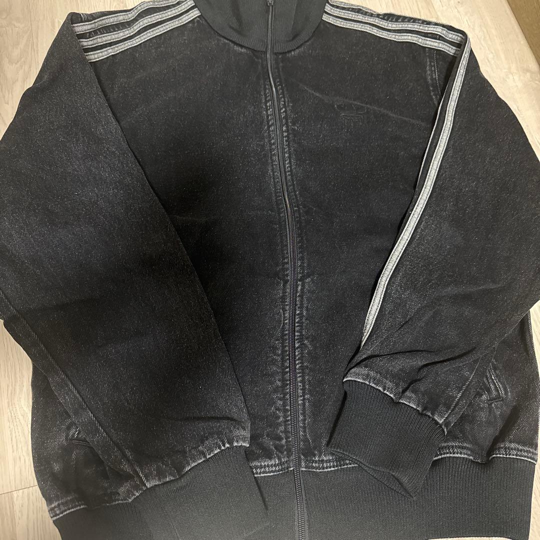 ジャケット・アウター adidas DENIM FIREBIRD TRACKTOP