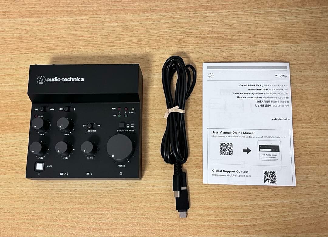 【未使用品】AT UMX3 オーディオインターフェース