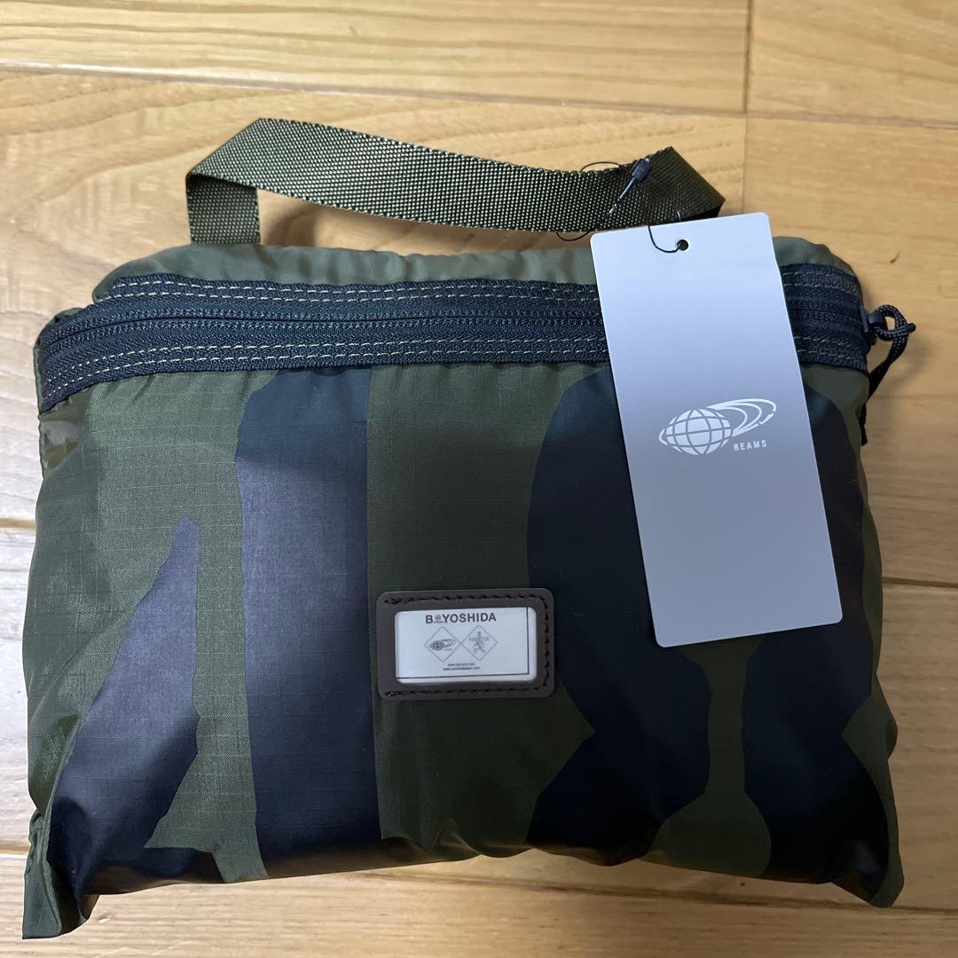 B.YOSHIDA オリーブ カモフラージュ バッグ　折りたたみ　ボストンバッグ