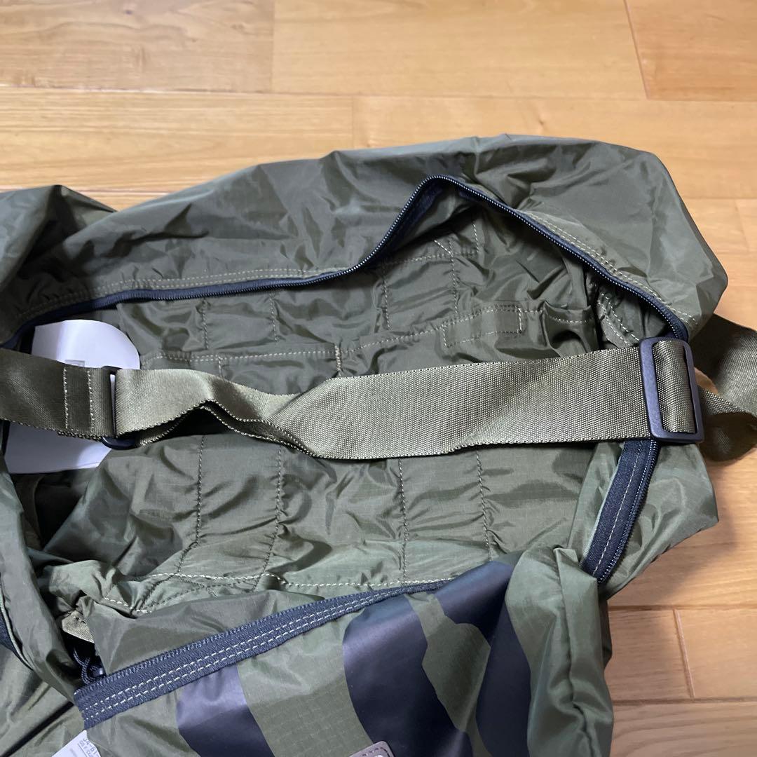 B.YOSHIDA オリーブ カモフラージュ バッグ　折りたたみ　ボストンバッグ