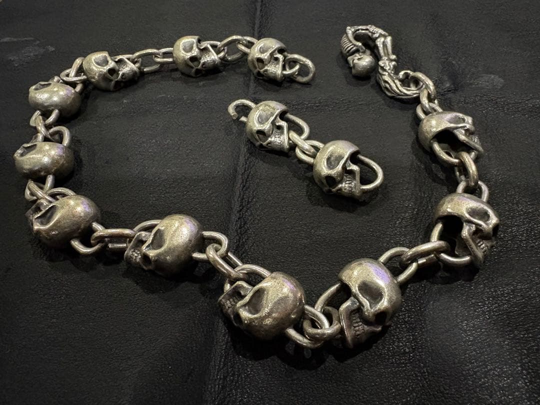 スカル　シルバーウォレットチェーン