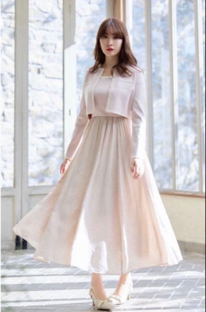 ワンピース her lip to bicolor knit dress set M