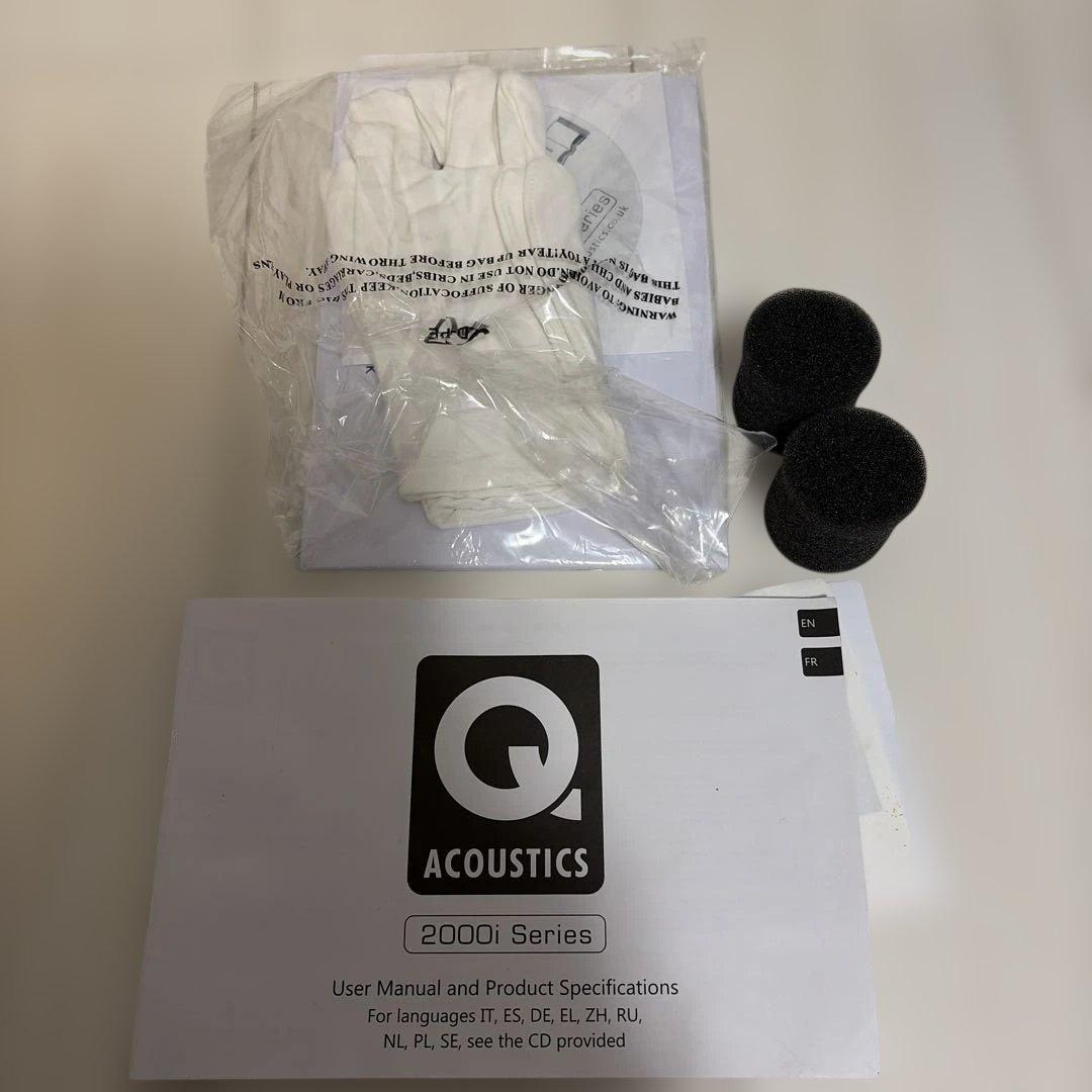 Q Acoustics 2020i スピーカー　ホワイト　傷アリ