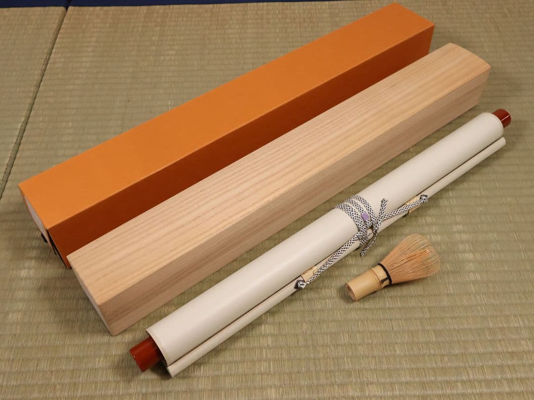 【真作】大徳寺興臨院 福代洋道「夫婦岩図・光日菊花新」画賛 紙本掛軸 MA959