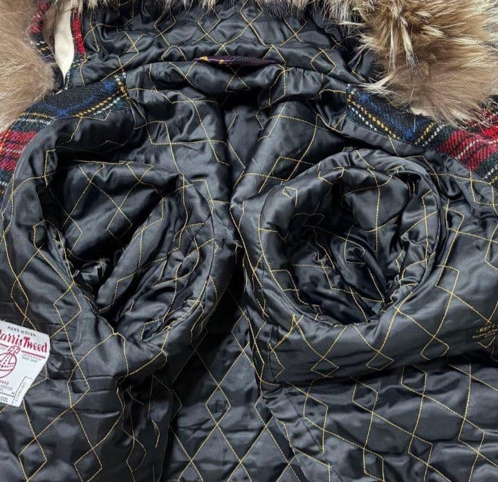 希少　ハリスツイード　ケント&カーウェン　ダッフルコート ヴィンテージ　チェック