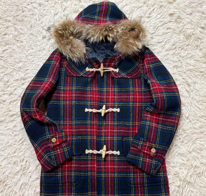 希少　ハリスツイード　ケント&カーウェン　ダッフルコート ヴィンテージ　チェック