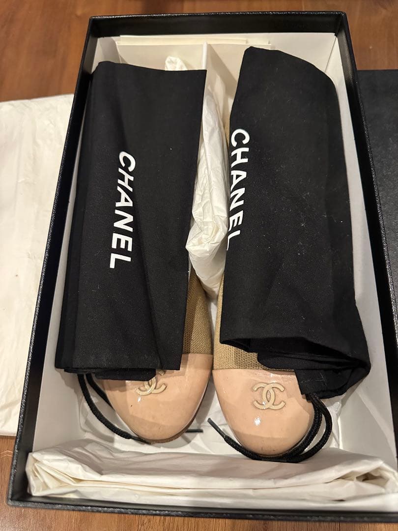 CHANEL バレエシューズ ベージュ　38