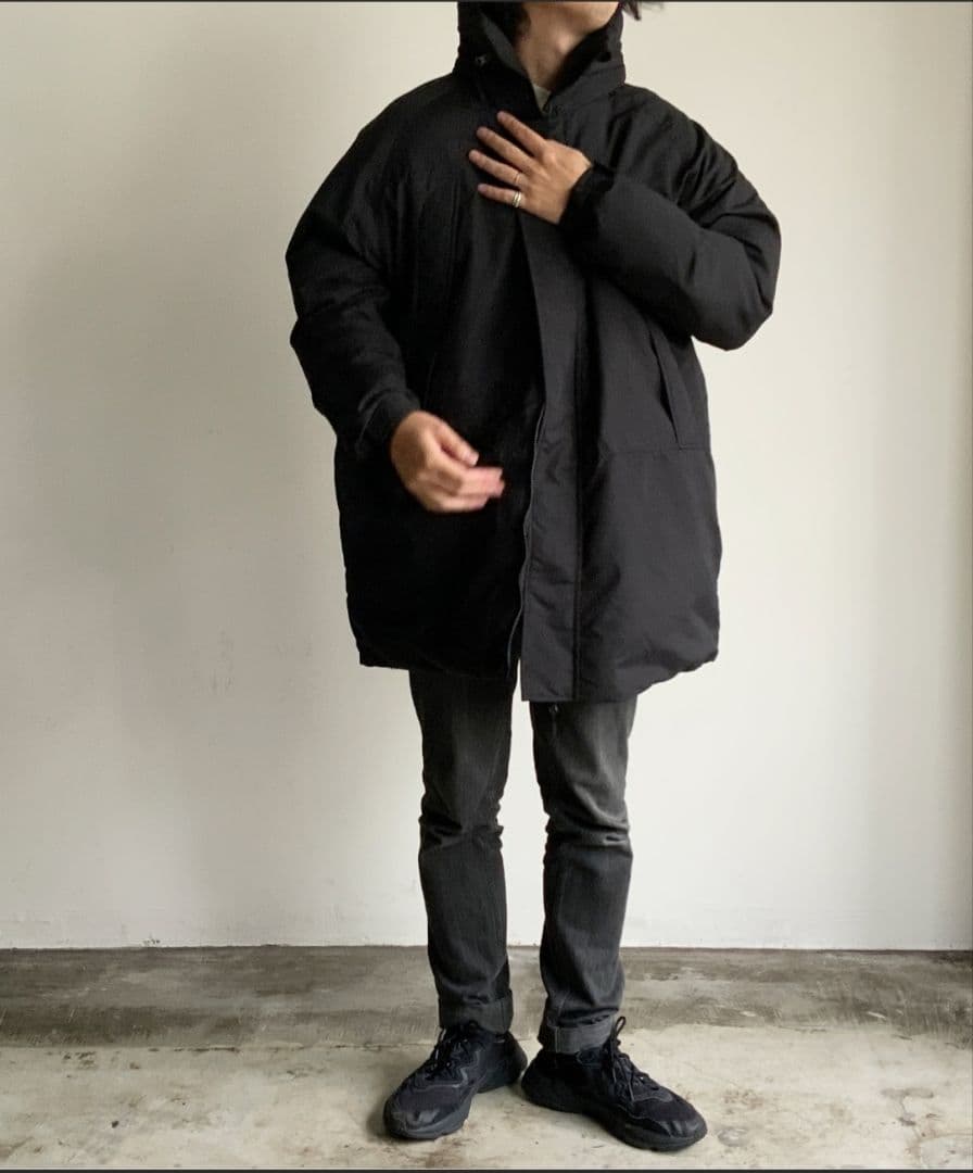 COMMONWAREミリタリーモンスターパーカー防寒HALHAM スタンドカラー