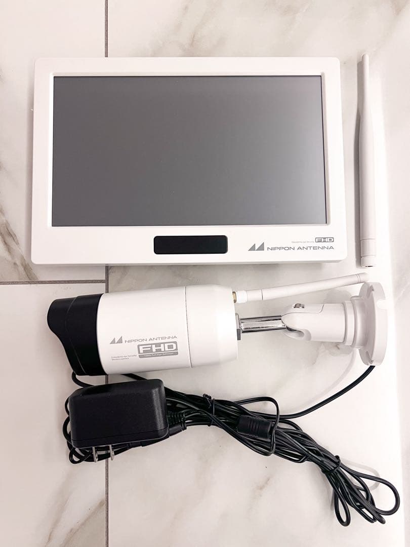 廃盤 日本アンテナ 防犯カメラ ワイヤレスモニター SCWP06FHD