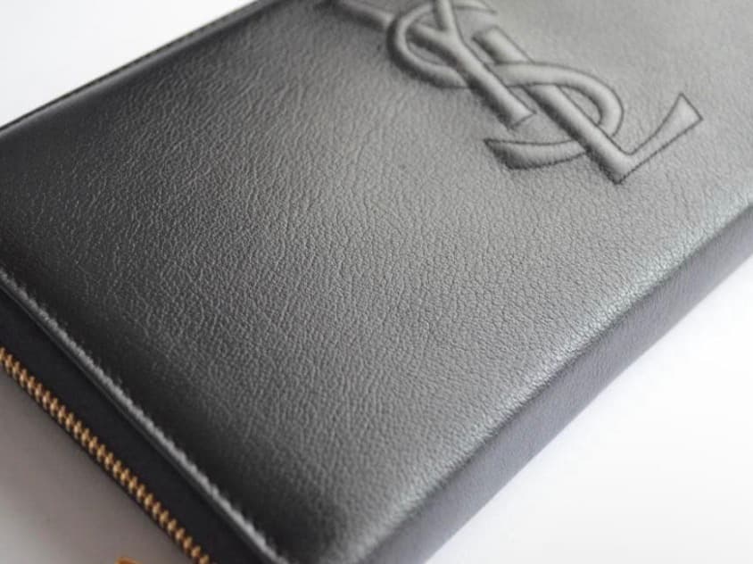 【未使用級】廃版/希少/Saint Laurent/ラウンドジップ長財布