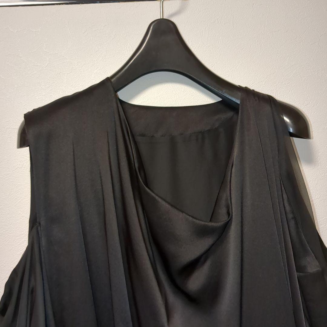 ヨウジヤマモト ドレープデザイン ドレス FO-D08-401