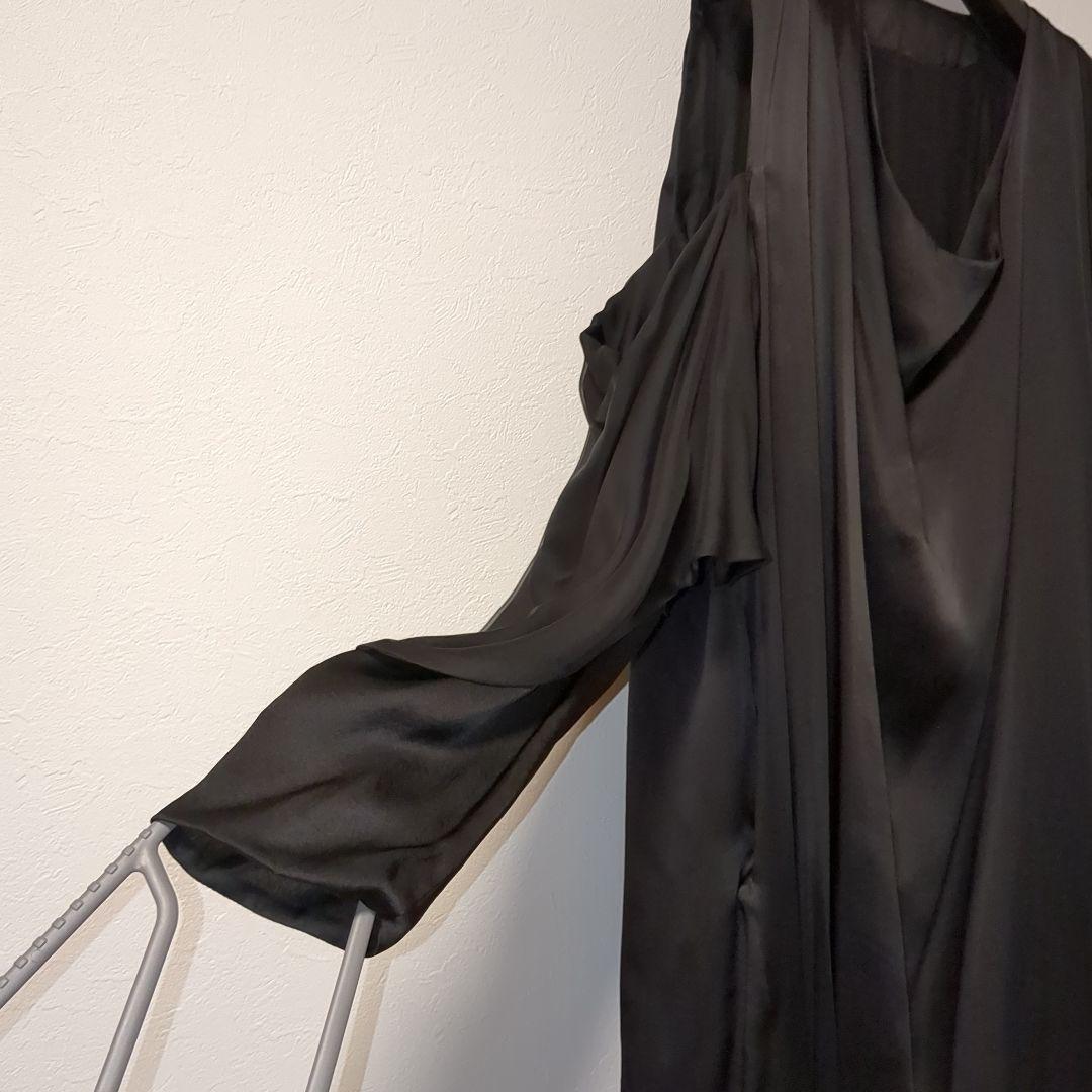 ヨウジヤマモト ドレープデザイン ドレス FO-D08-401