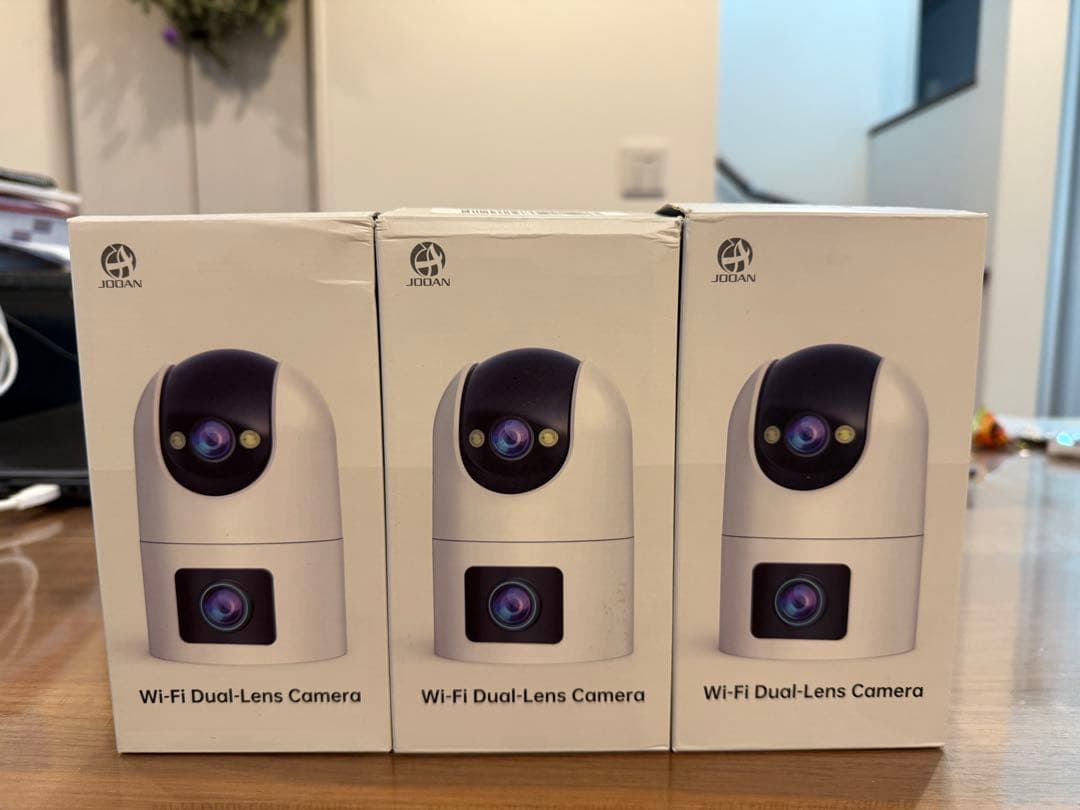 【新品未開封】Wi-Fiデュアルレンズカメラ W8-U3台セット