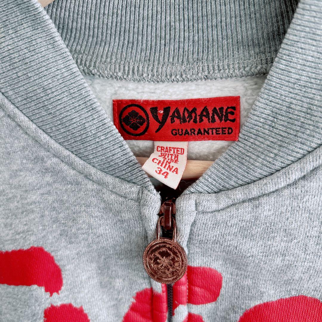 エヴィス　バックカモメ　ジップアップ　34 グレー　ブルゾン