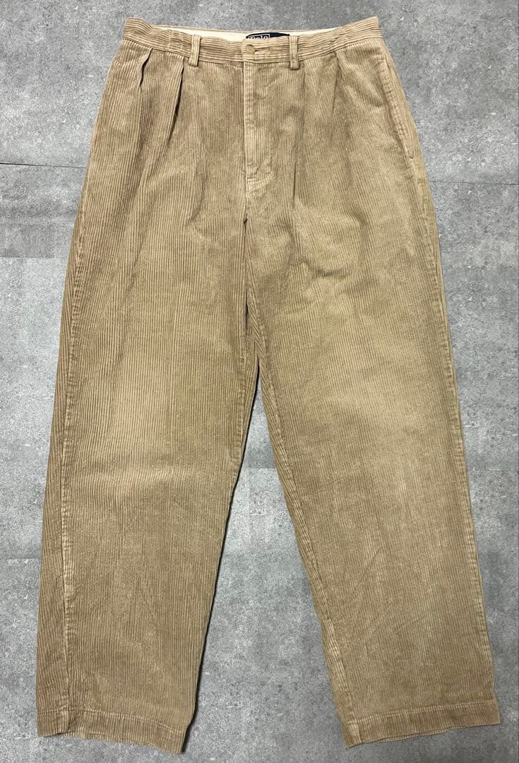 名品90s Polo by Ralph Lauren タックコーデュロイパンツ