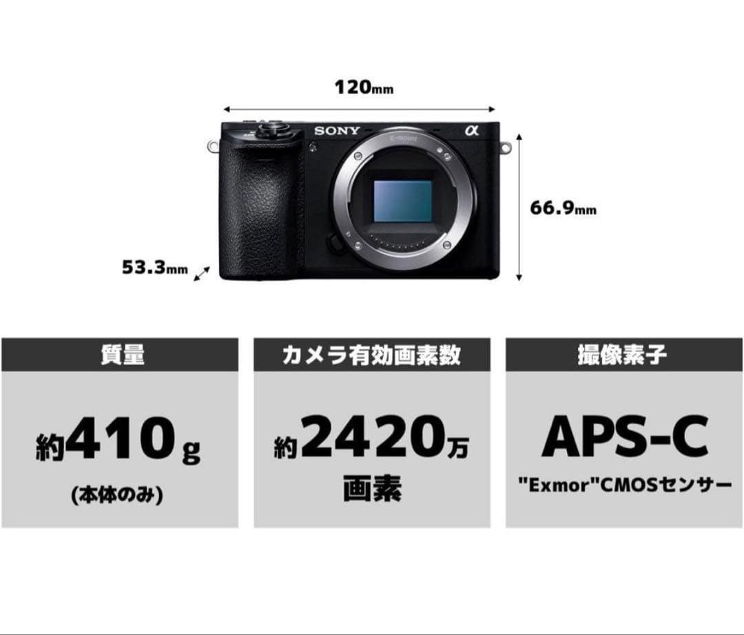 M*ú様 【メーカーフルメンテ済】SONY α6500 ボディ 【動作良好】