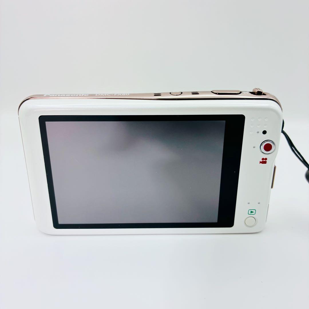 美品 Panasonic LUMIX DMC-FX80 ホワイト ピンクゴールド
