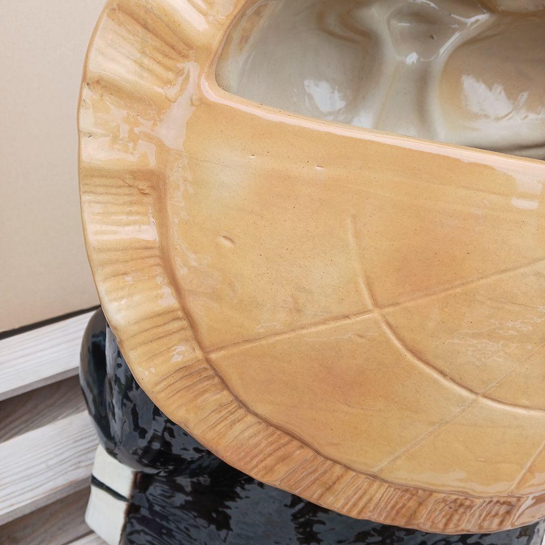 新品　陶器　傘立て　たぬき置物　大型　難有　縁起物　オブジェ　和風食堂　業務用