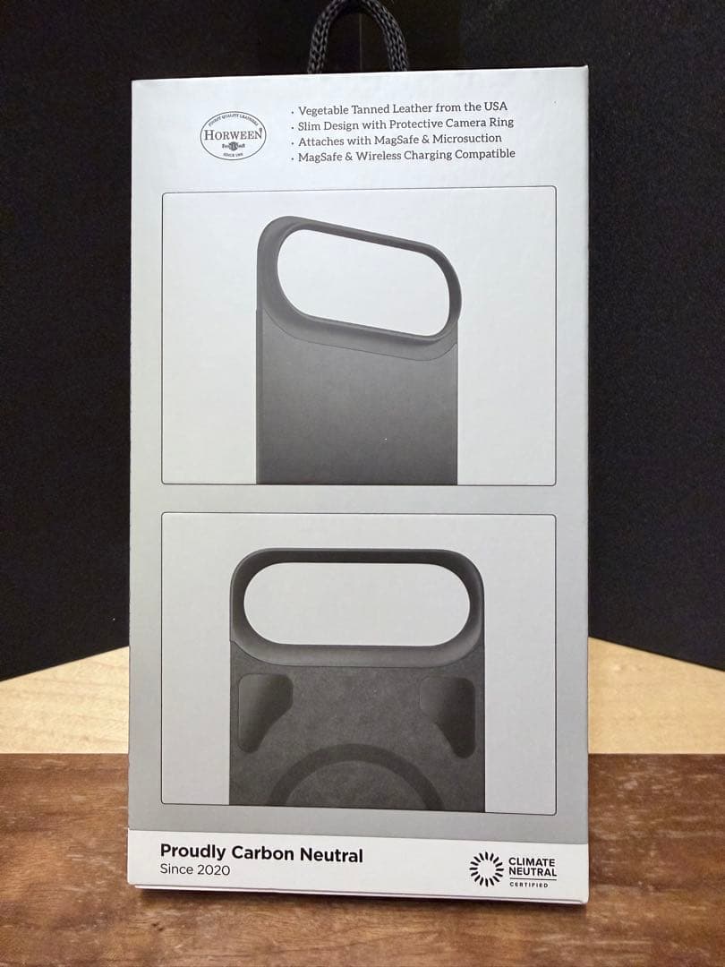 NOMAD MagneticLeatherBack iPhoneAir ブラック