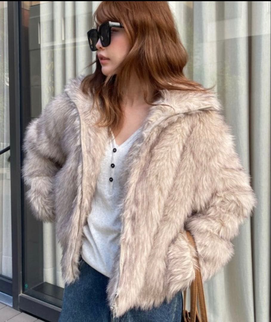 新品⭐︎ Ray Cassinダブルジップファーブルゾン レイカズン