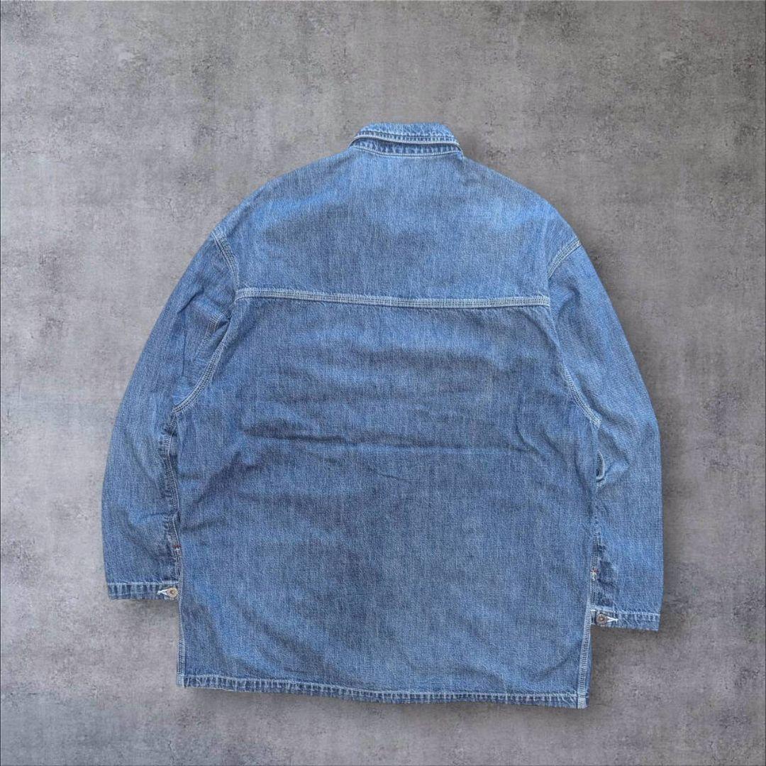 【m19】OLD GAP デニムカバーオール 80s〜90s 希少モデル L