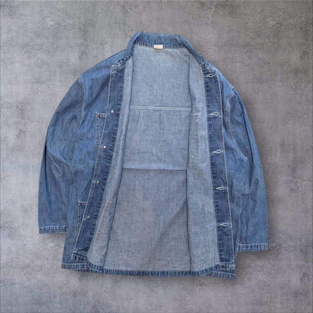 【m19】OLD GAP デニムカバーオール 80s〜90s 希少モデル L