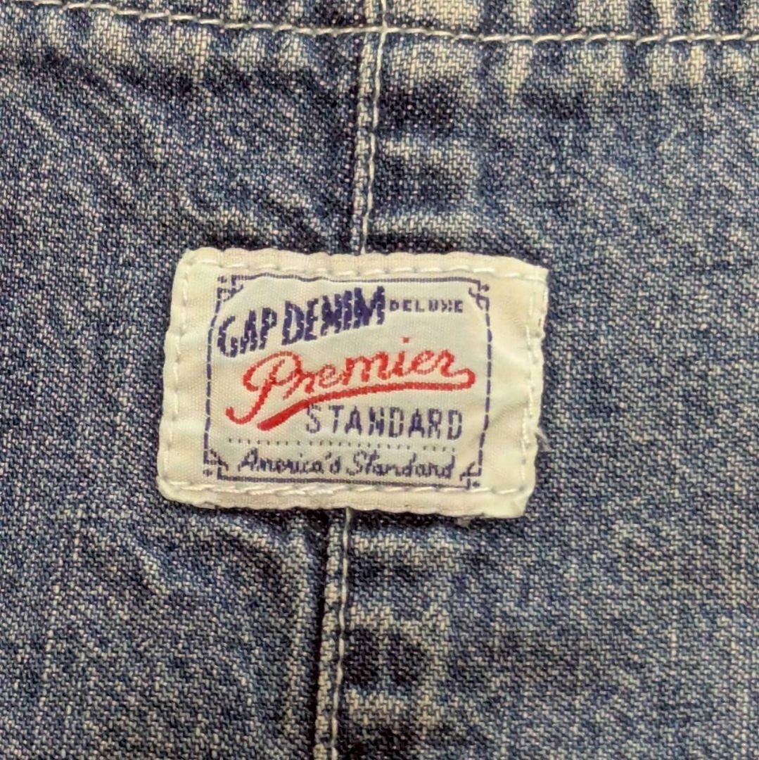 【m19】OLD GAP デニムカバーオール 80s〜90s 希少モデル L