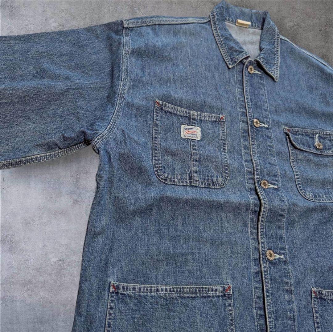 【m19】OLD GAP デニムカバーオール 80s〜90s 希少モデル L