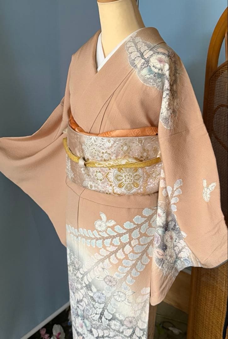 訪問着フルセット　辻ヶ花　翠山工房　落款入り