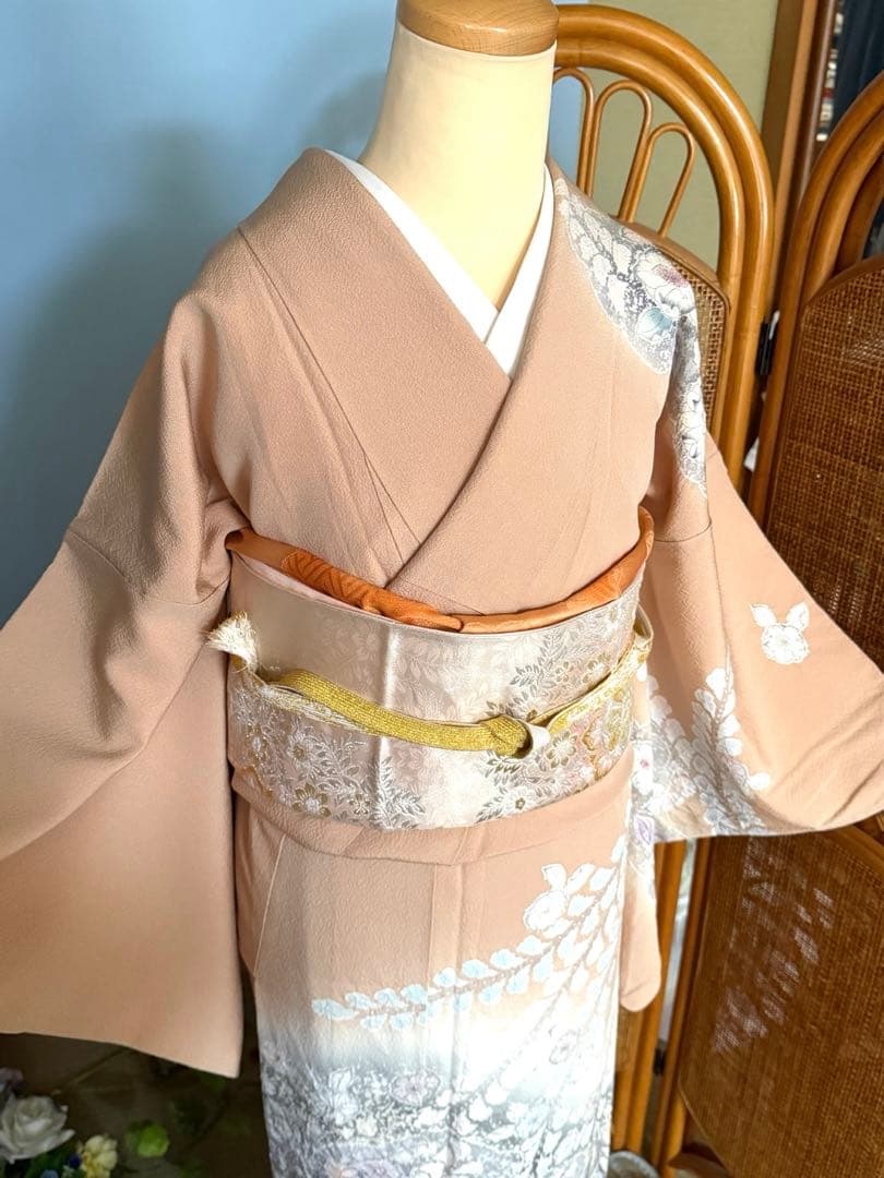 訪問着フルセット　辻ヶ花　翠山工房　落款入り