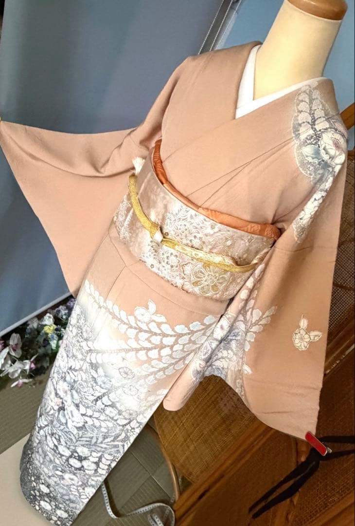 訪問着フルセット　辻ヶ花　翠山工房　落款入り