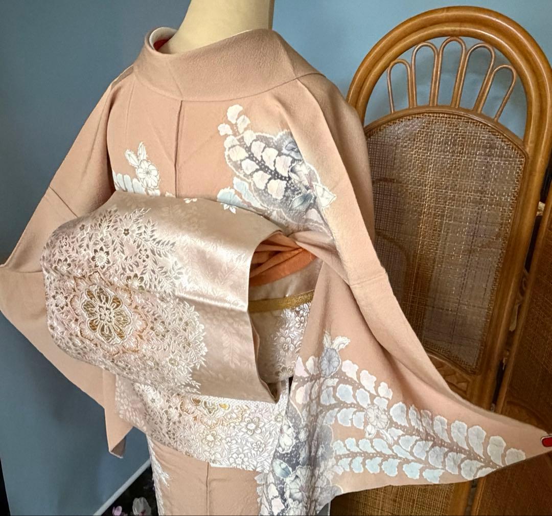 訪問着フルセット　辻ヶ花　翠山工房　落款入り