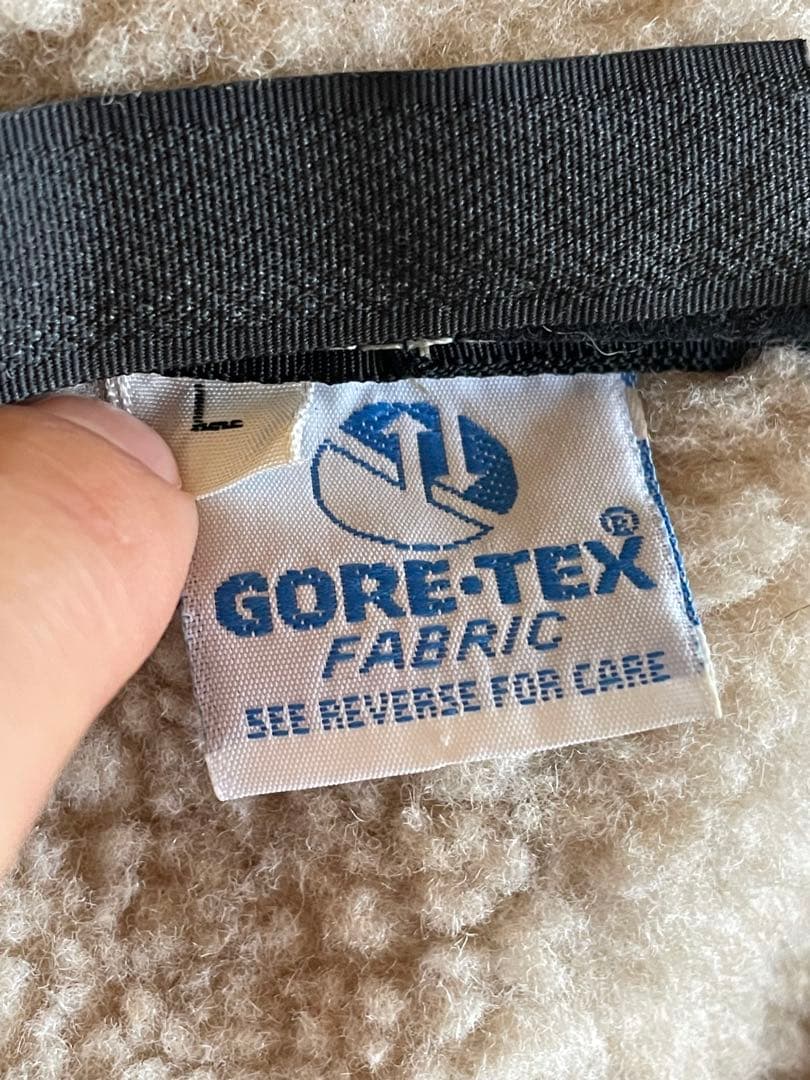 80s〜 ゴアテックス イヤーフラップキャップ 耳当て付き フリース ベージュ