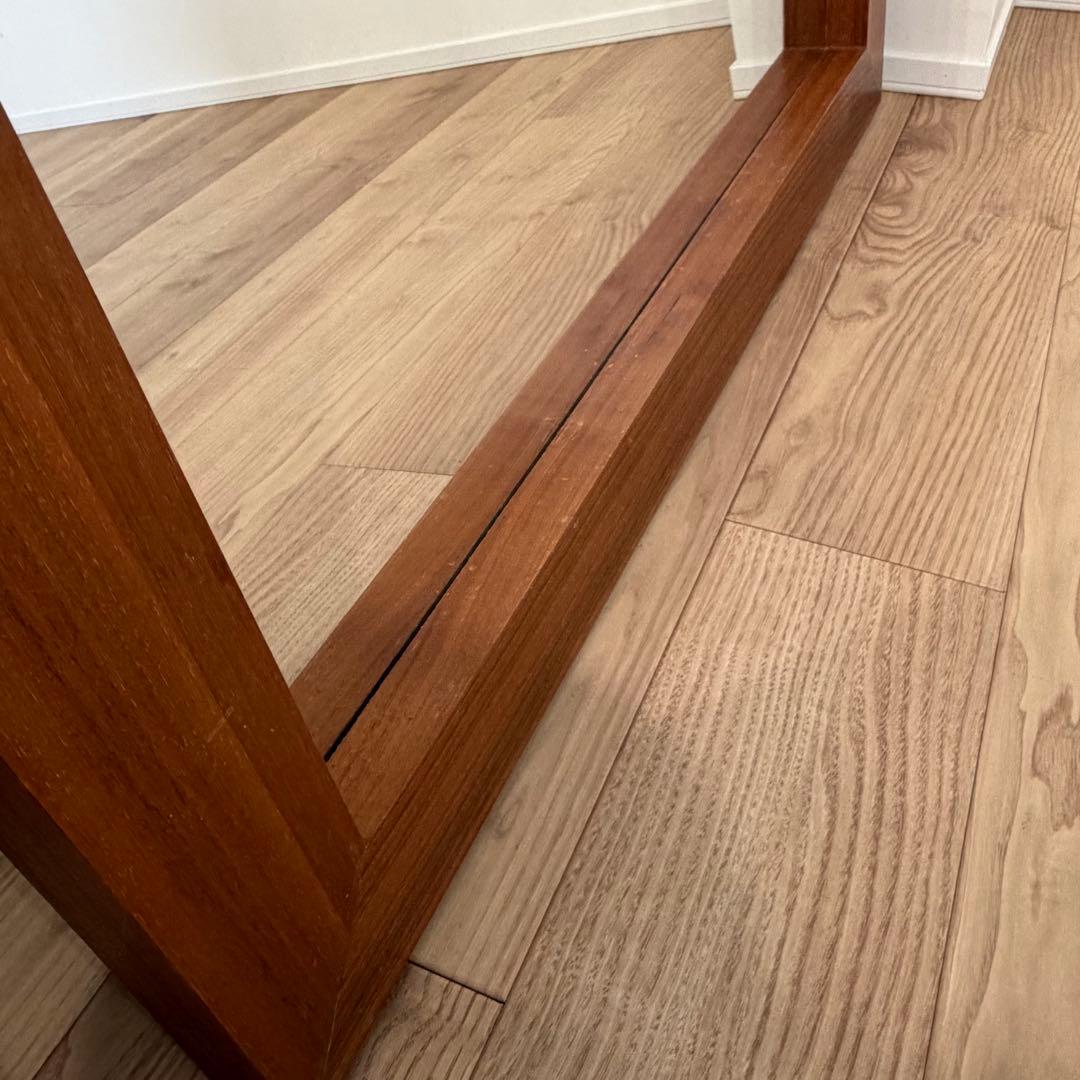 ACTUS 大型 ガラスミラー 全身鏡 姿見鏡 スタンドミラー 木製フレーム 鏡