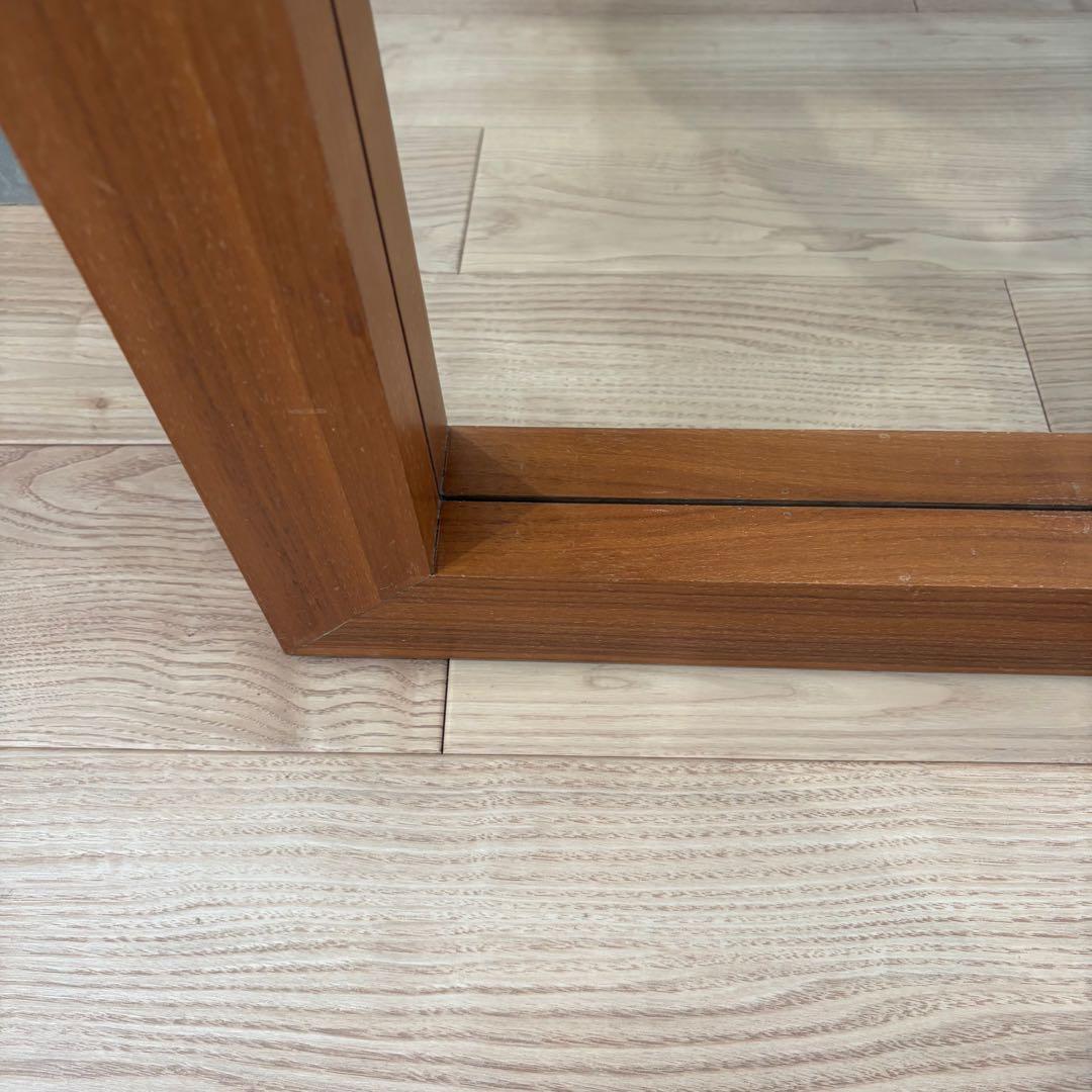 ACTUS 大型 ガラスミラー 全身鏡 姿見鏡 スタンドミラー 木製フレーム 鏡