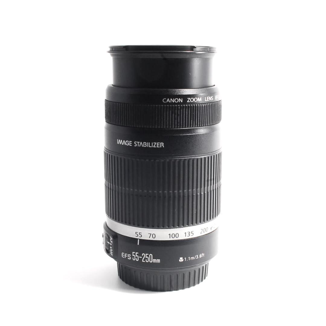 【美品】Canon EF-S 55-250mm IS✨望遠レンズ 手振れ補正付