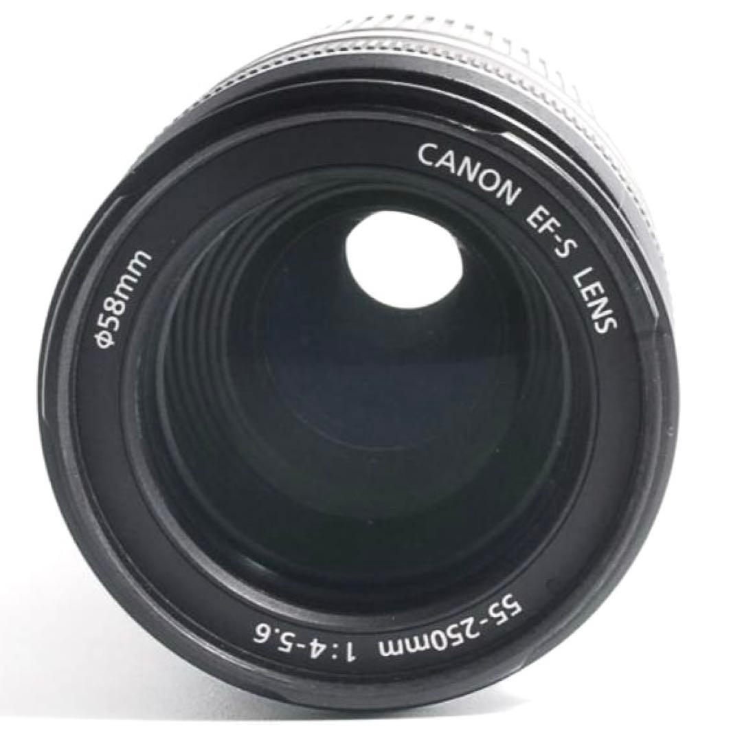 【美品】Canon EF-S 55-250mm IS✨望遠レンズ 手振れ補正付