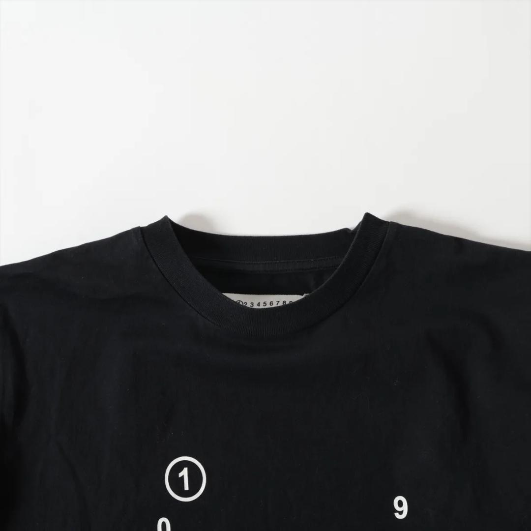 【未使用級】メゾンマルジェラ 23SS コットン Tシャツ XS ブラック