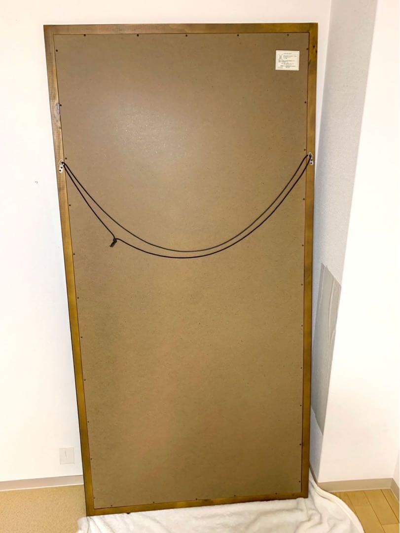 ym　大きい全身鏡 180×90cm 大型鏡 木製フレーム アンティーク