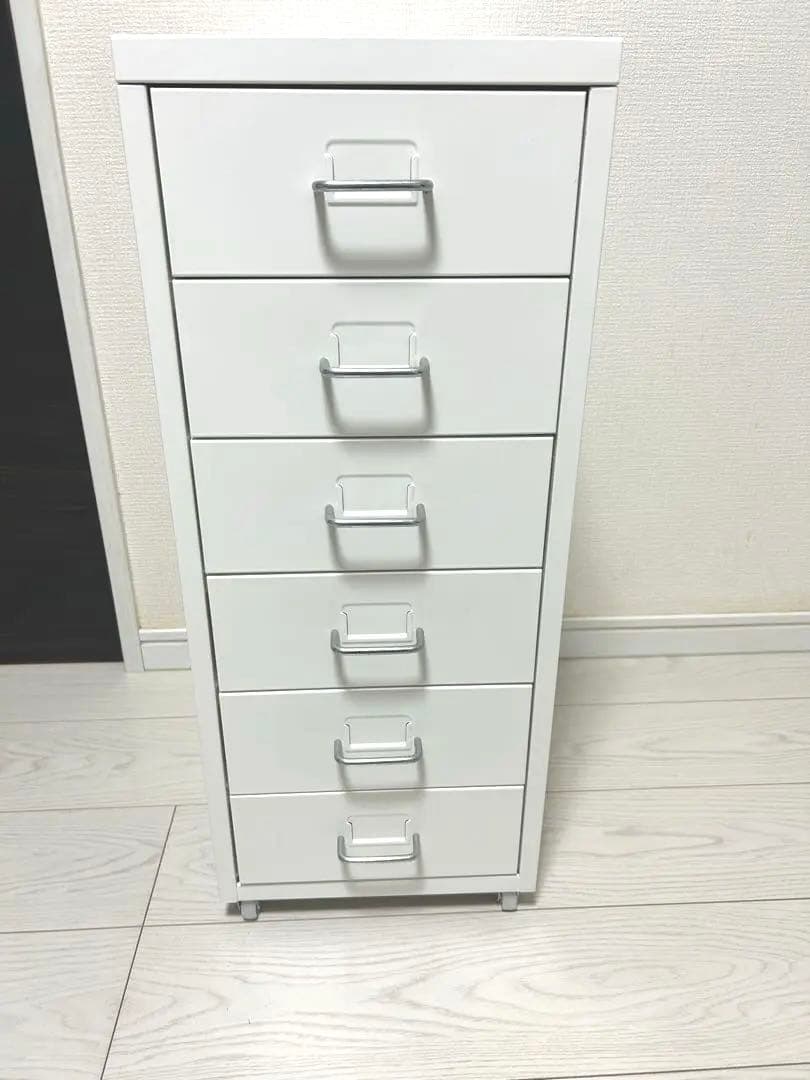 IKEA HELMER ヘルメル 6段チェスト ホワイト