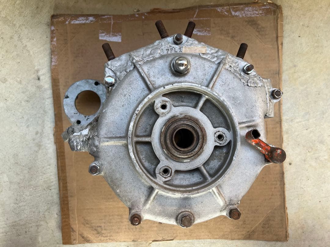 47FL ナックルヘッド　クランクケース　マッチング　ジャンク